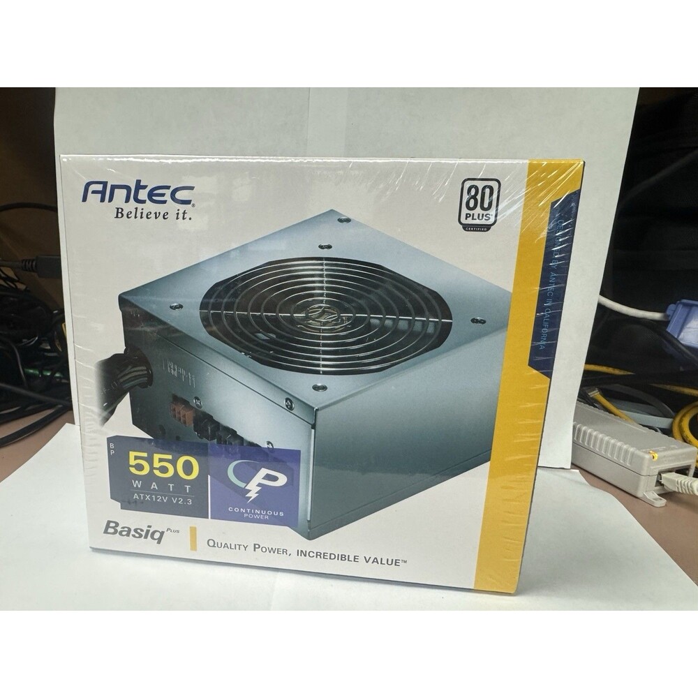 Antec Basiq Power BP550 PLUS 550W  ATX12v Internal Power Supply